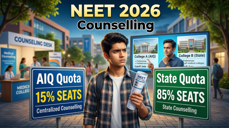 neet counselling 2026 aiq vs state quota