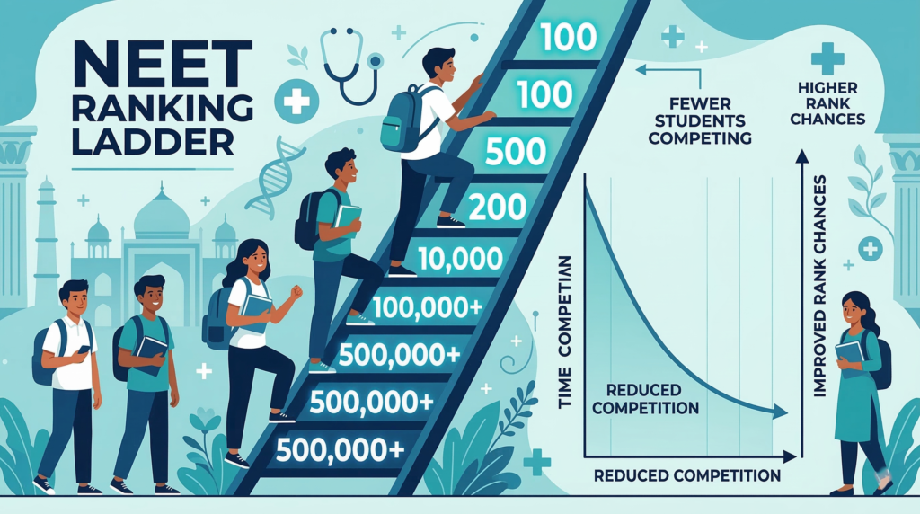 neet 2026 application dropped - 21.5 lakh candidates infographic