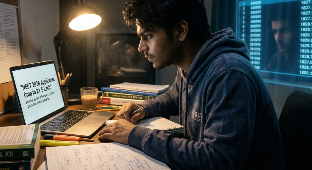 NEET 2026 applications dropped and impact on NEET rank competition