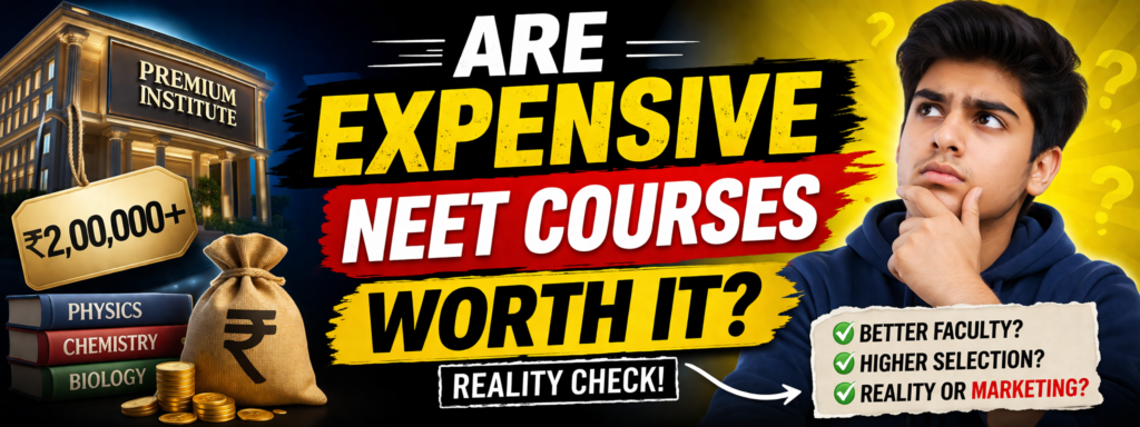 are expensive NEET courses worth it concept comparison learning system