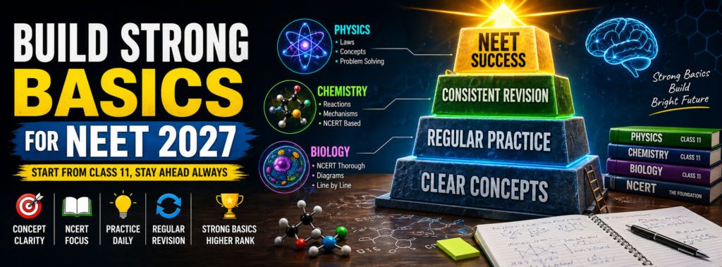 basics for NEET 2027 strong foundation concept