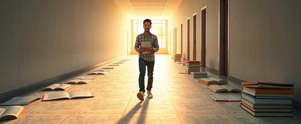 consistent NEET preparation strategy student progressing steadily through disciplined study journey