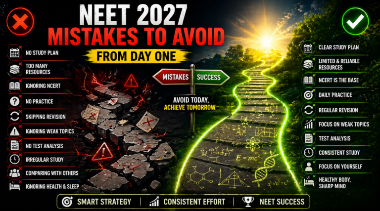 NEET 2027 mistakes to avoid concept visualization