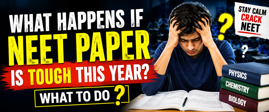 NEET paper tough what to do strategy for students facing a difficult NEET exam