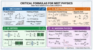 NEET Physics Formula Retention techniques and memory improvement