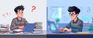 self study vs coaching NEET 2027 comparison showing student with and without mentorship guidance