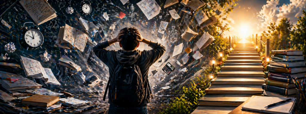 why NEET coaching feels overwhelming stress and clarity concept