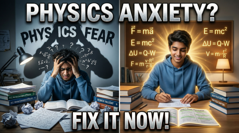 how to study physics for NEET and overcome anxiety with a 2026 roadmap