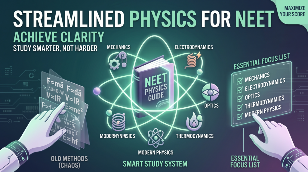 Minimum Physics for NEET important chapters and strategy