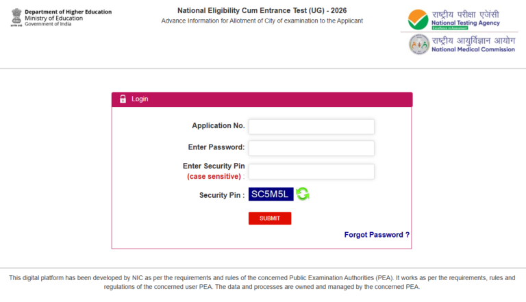 Check out NEET 2026 city intimation | ksquareinstitute.in