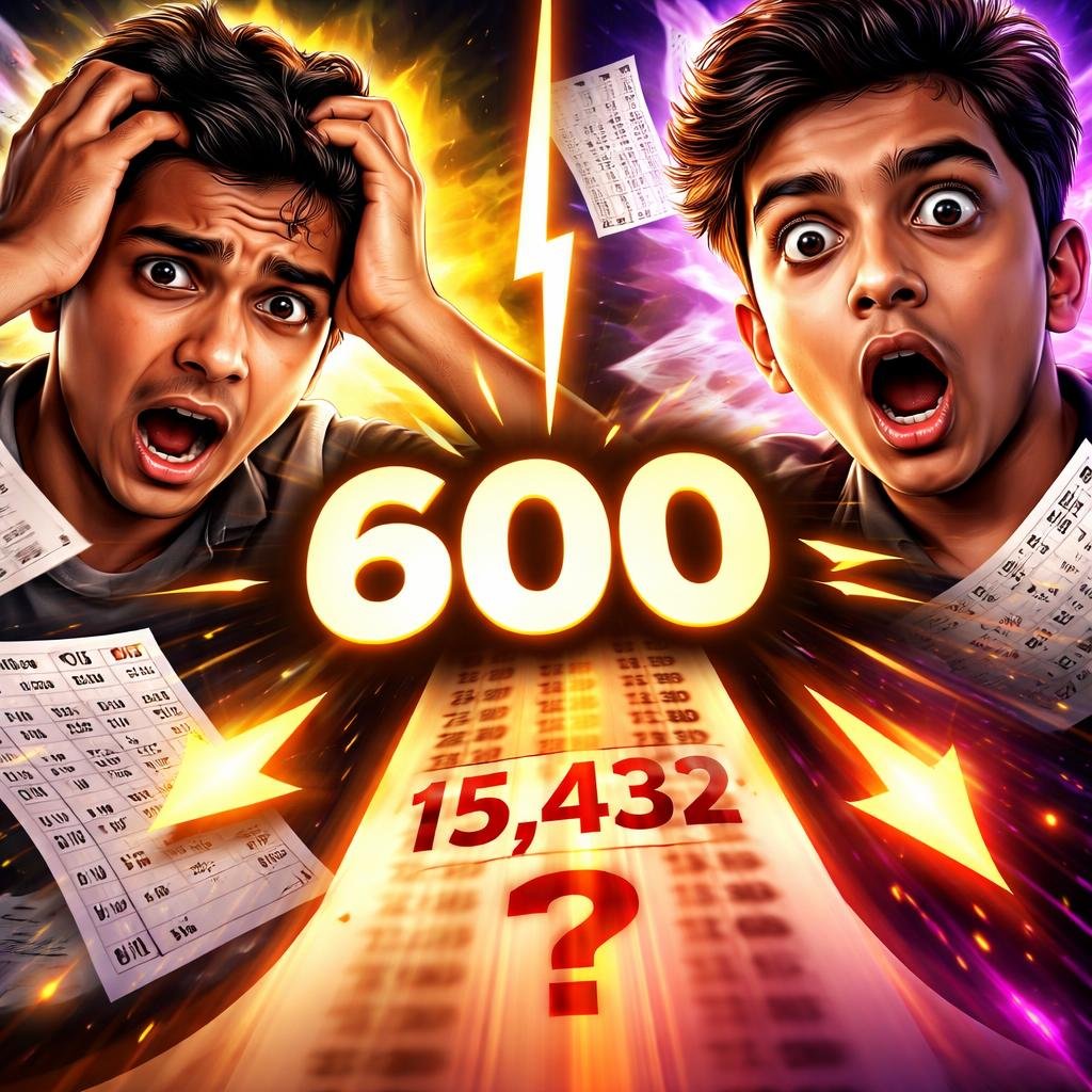 NEET marks vs rank 2026 visualization showing marks converting into rank pathways