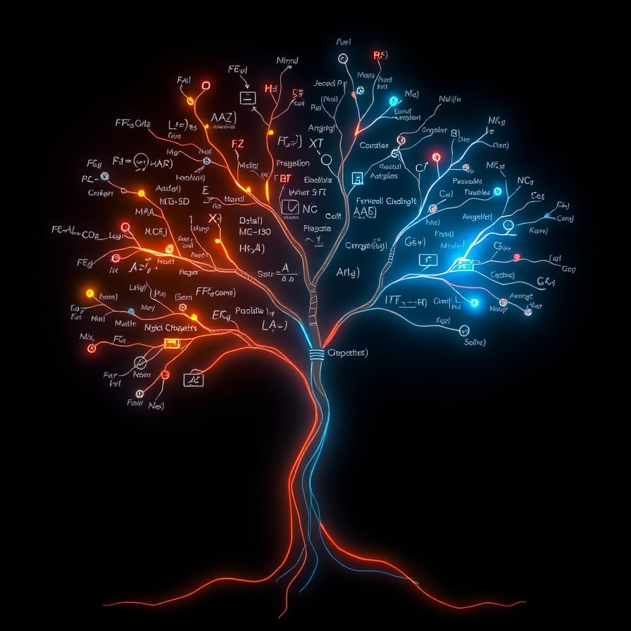 NEET Physics important chapters illustrated with highlighted high impact paths and faded low impact topics