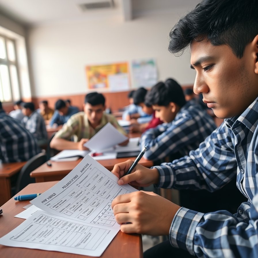 NEET Physics paper analysis 2025 exam hall students solving physics questions