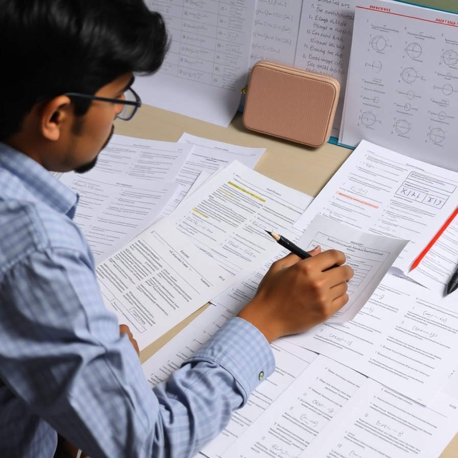 NEET Physics PYQ trend analysis student studying previous year questions patterns