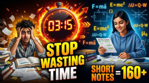 NEET Physics revision notes using short notes for fast revision and better score