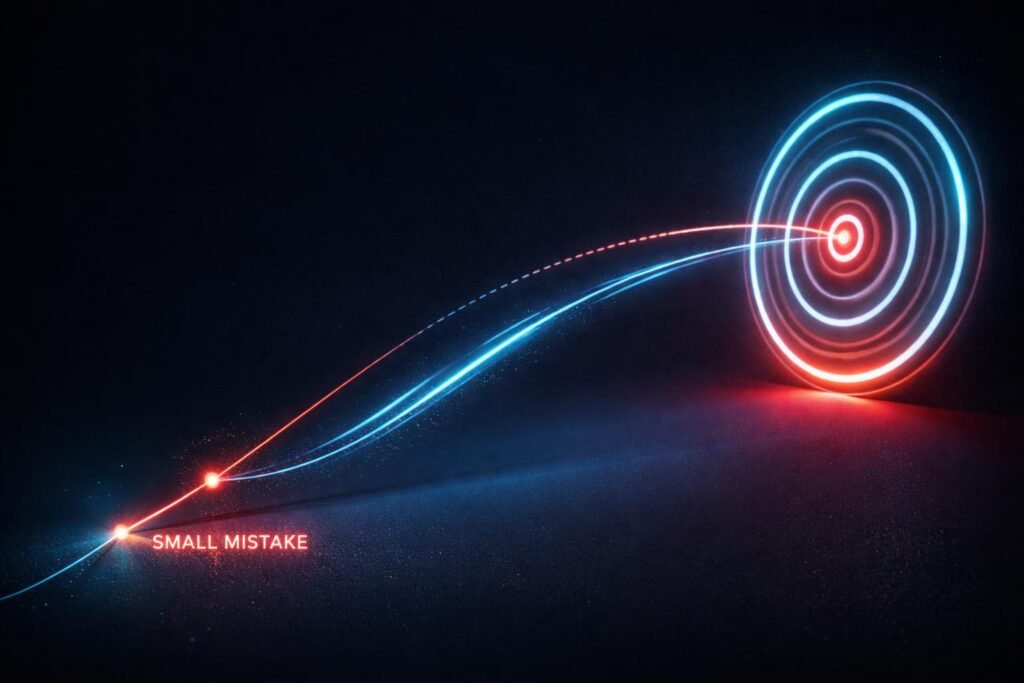 NEET Physics silly mistakes concept showing small error causing wrong answer