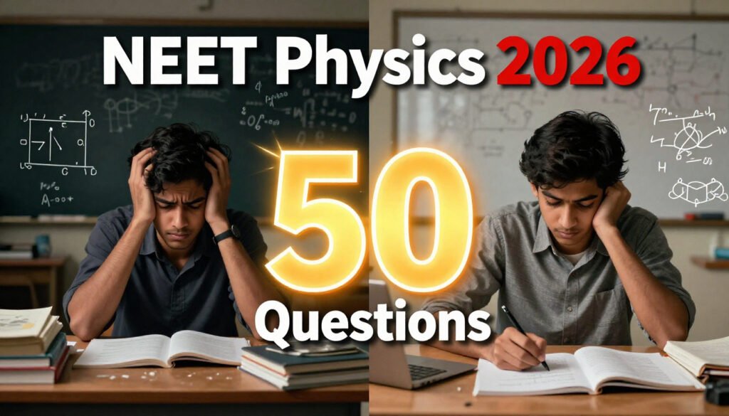 NEET Physics strategy 2026 using the 50 question method for effective preparation