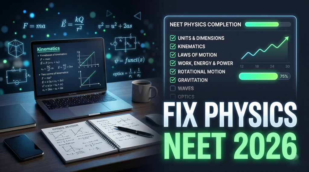 NEET physics practice questions and mock test strategy for NEET physics 2026
