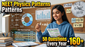 NEET Physics chapter-wise weightage showing high-yield topics for NEET physics 2026