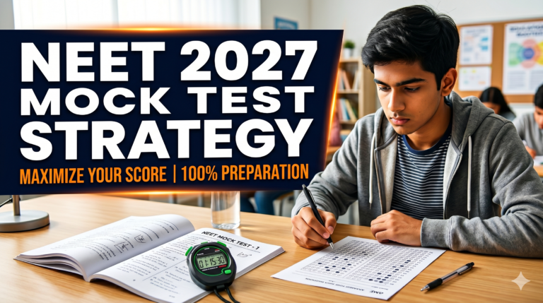 NEET 2027 mock test strategy guide for aspirants