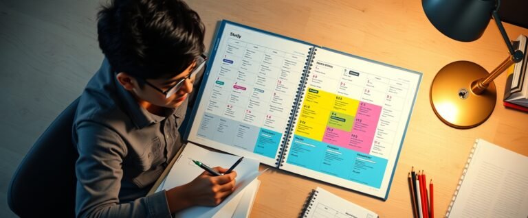 A structured NEET 90 day revision calendar with subject-wise colour coding for NEET 2027 aspirants