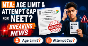 NTA NEET UG age limit and attempt cap proposal explained for aspirants 2026