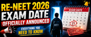 Re-NEET 2026 Official Announcement - NTA Confirms Exam Date June 21