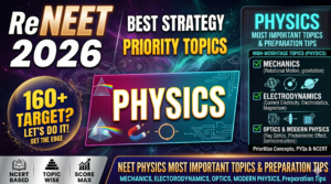 Master your Re-NEET 2026 physics preparation strategy with this chapter-wise guide