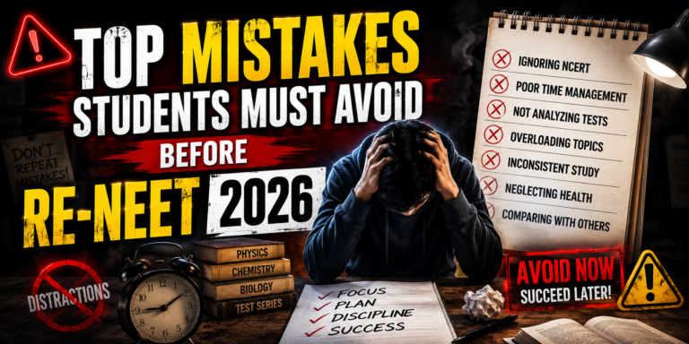 Mistakes to Avoid Before Re-NEET 2026 - Top Preparation Errors