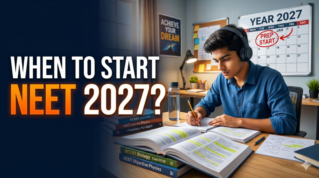 When to start NEET 2027 preparation — student study timeline guide