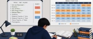 How to clear backlog for NEET 2027 using a prioritised chapter list and dual-track daily schedule