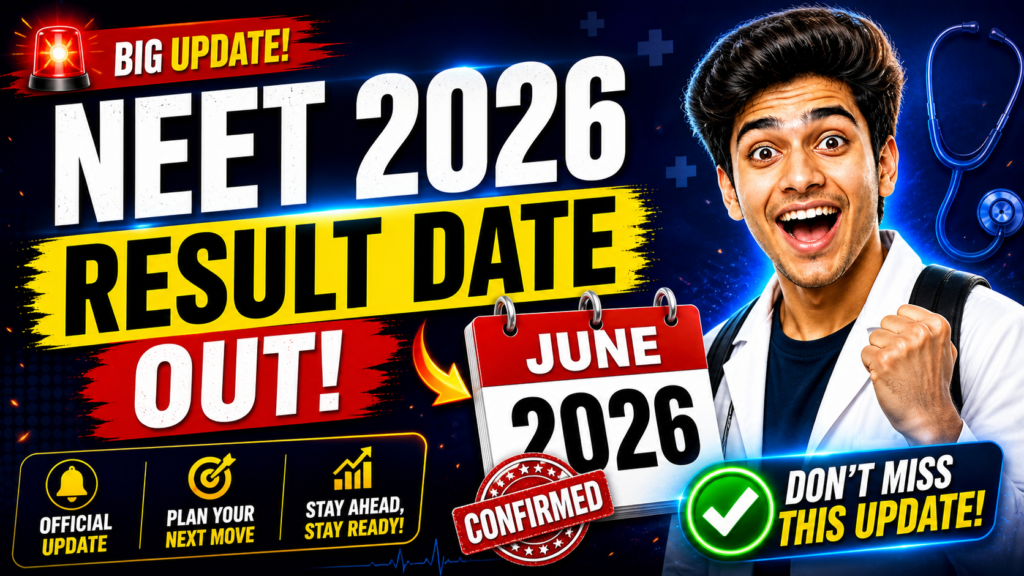 NEET 2026 Result expected date, scorecard download and category-wise cut-off