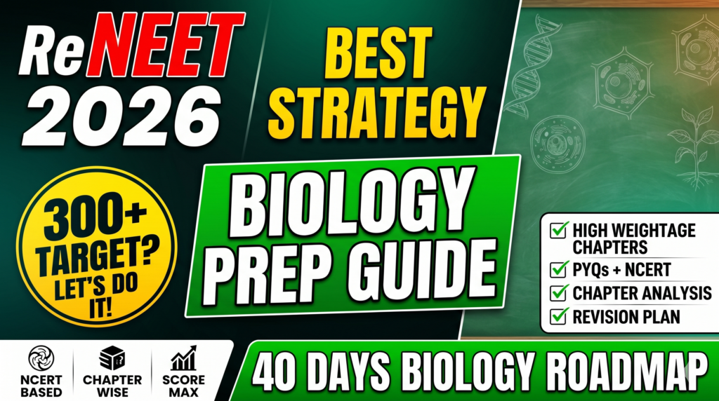 Re-NEET 2026 Biology Preparation - High Weightage Chapters Complete Guide