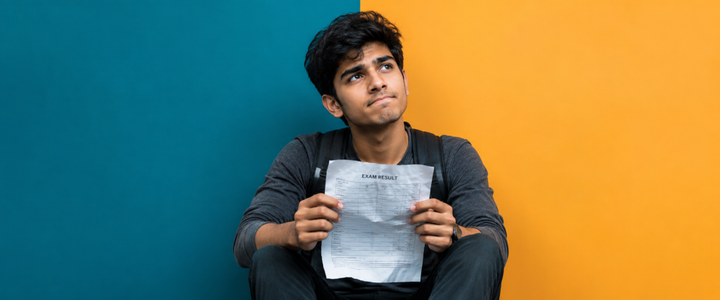 Indian student deciding whether to drop after Re-NEET 2026 poor score for NEET 2027