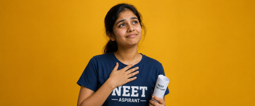 Re-NEET 2026 paper analysis — student reflecting on exam difficulty after walking out
