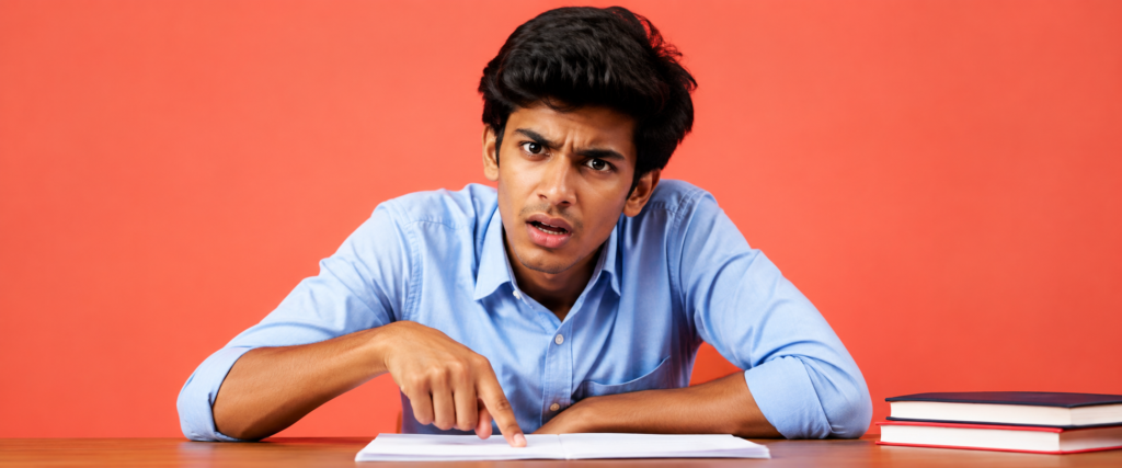 Indian student reviewing the NEET UG 2026 provisional answer key to spot incorrect answers before raising a challenge