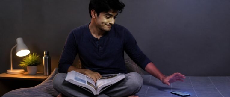 digital detox for NEET 2027 student resisting phone distraction