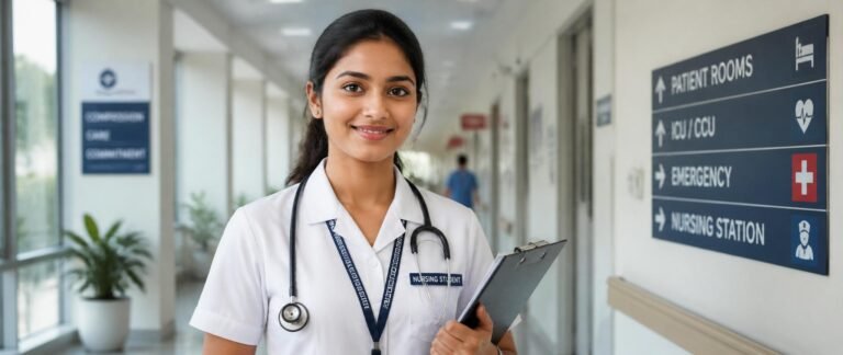 Nursing student representing BSc nursing through NEET 2026 admission pathway