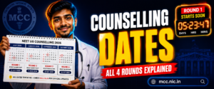 Thumbnail showing MCC NEET 2026 counselling schedule with calendar and student visual
