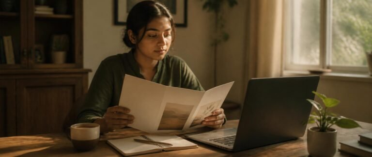 Student calmly reviewing counselling options representing NEET 2026 low rank counselling choices
