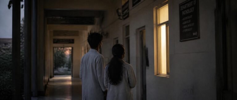 A single lit window at dusk representing the NEET 2026 stray vacancy round last chance