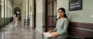 Student waiting for assessment to claim PwD quota NEET 2026 counselling reservation