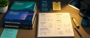 Stack of the best physics books for NEET 2027 including NCERT, HC Verma and DC Pandey