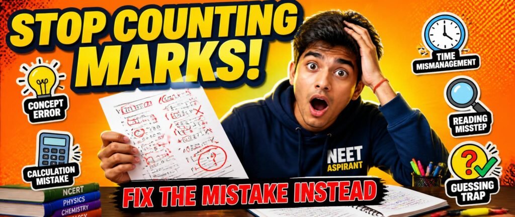 How to review NEET mock test mistakes using a categorised error log notebook