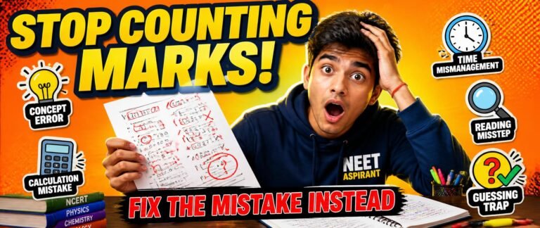How to review NEET mock test mistakes using a categorised error log notebook