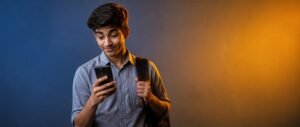 Student reading the latest news on NEET 2027 CBT mode on a smartphone