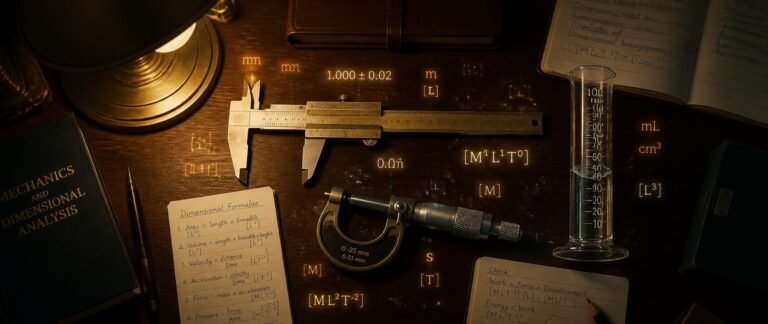 Units and measurement NEET PYQ analysis with vernier calliper, screw gauge and dimensional formula notes