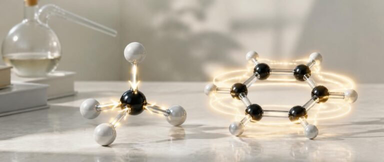GOC NEET PYQ analysis showing a carbocation model with electron-donating groups and a benzene ring